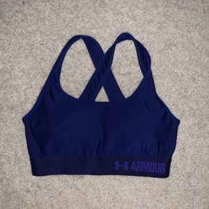 UnderArmour Navy cross back sports bra